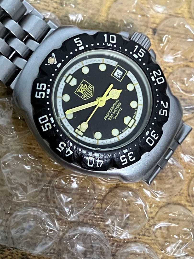 TAG HEUER 腕時計　フォーミュラ1 376.508 純正ベルト　稼働品