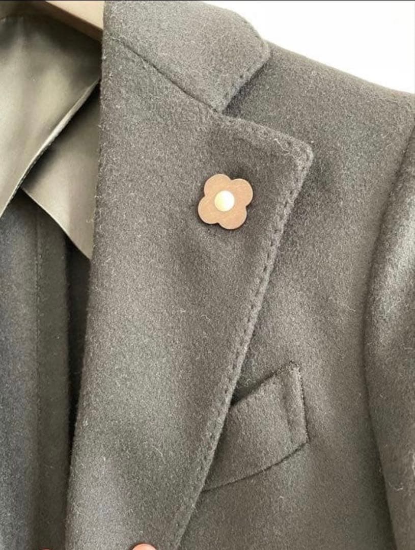 ラルディーニ 46サイズ　チェスターコート ウール メルトン