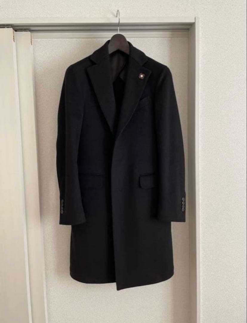 ラルディーニ 46サイズ　チェスターコート ウール メルトン