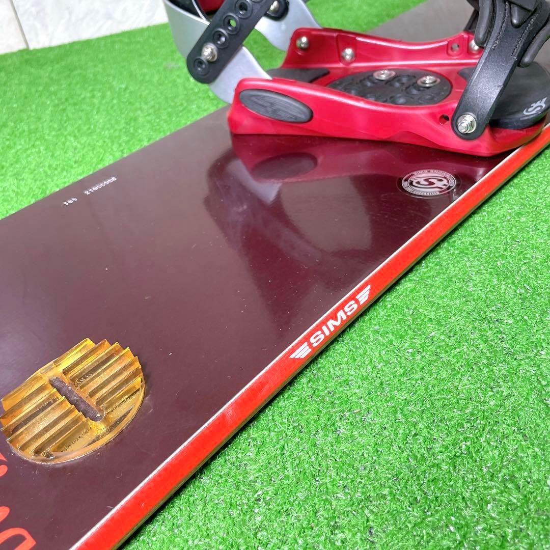 お買得！シムス　SIMS king 156cm メンズ　スノーボードセット