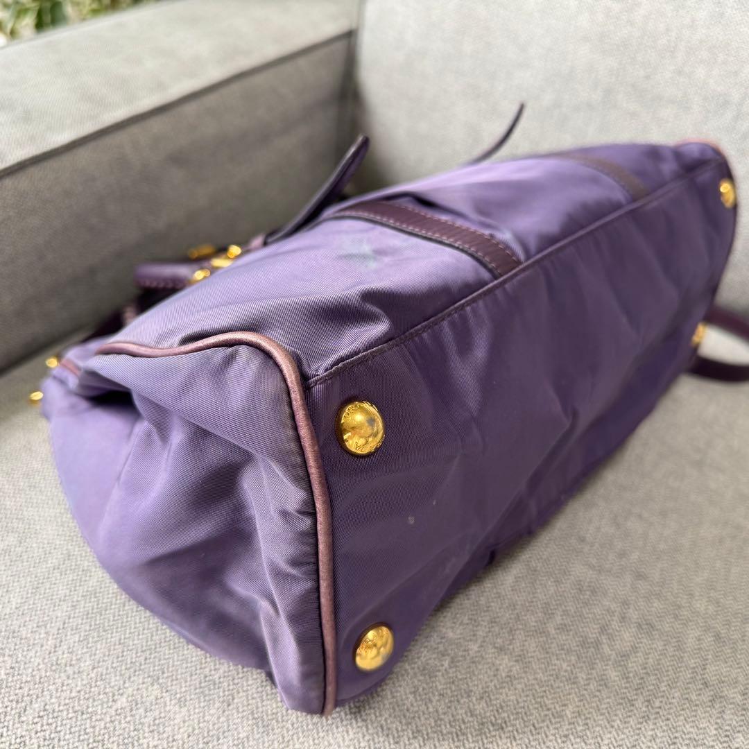 PRADA プラダ テスートナイロン レザー ハンドバッグ 2WAY ショルダー