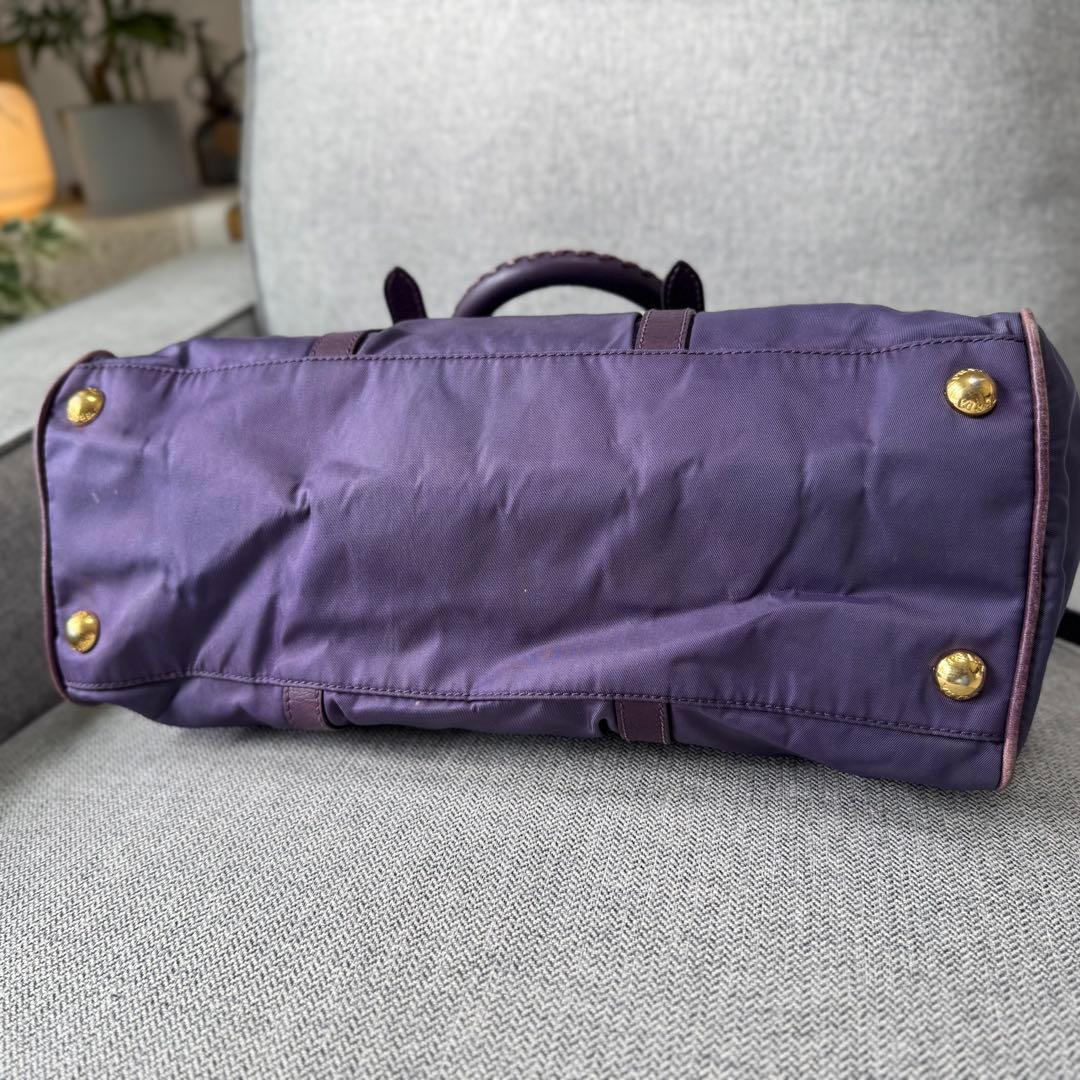 PRADA プラダ テスートナイロン レザー ハンドバッグ 2WAY ショルダー