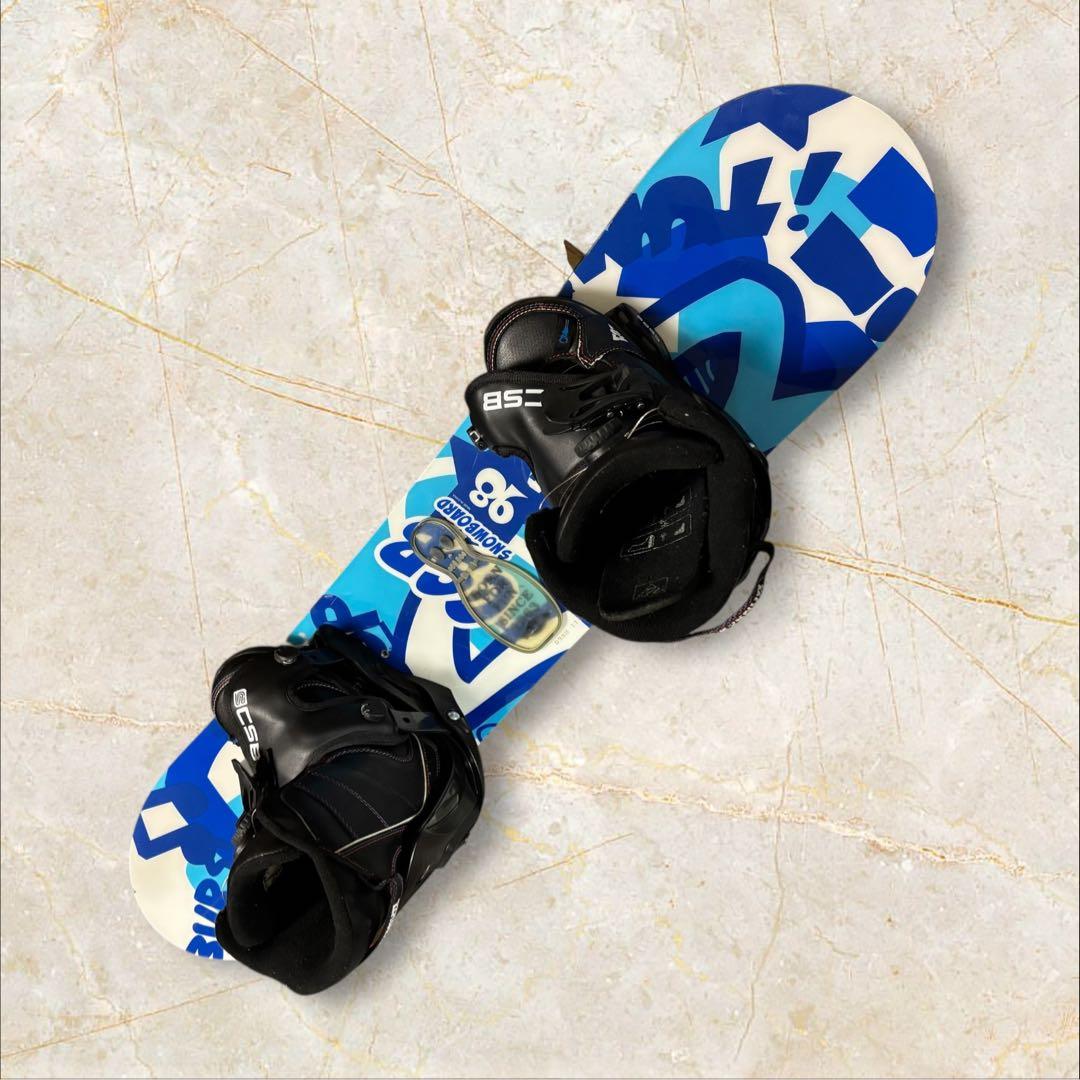 CSB×K2 キッズスノーボード3点セット 98cm ブーツ22cm