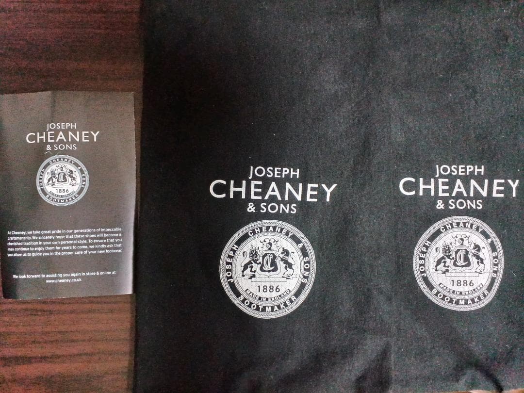 新品未使用 チーニー ウィルフレッド 黒 26cm 7.5F