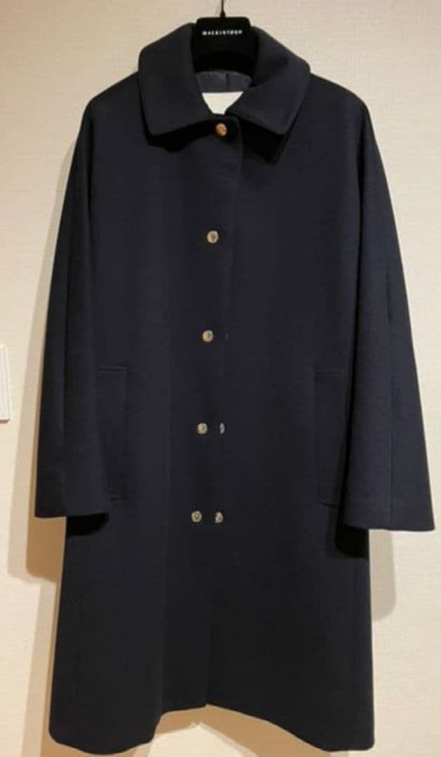 定価 14.5万円　新品マッキントッシュウールコート 濃紺　サイズ6　滝沢眞規子