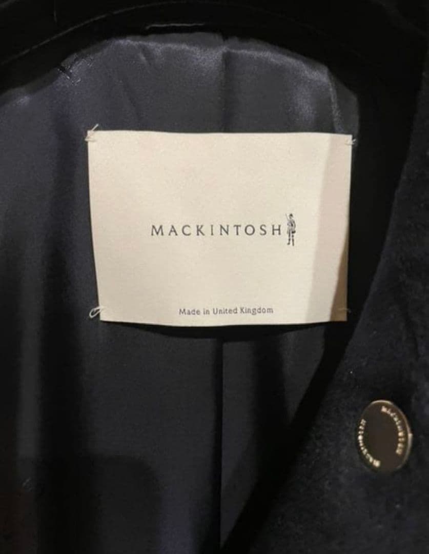 定価 14.5万円　新品マッキントッシュウールコート 濃紺　サイズ6　滝沢眞規子