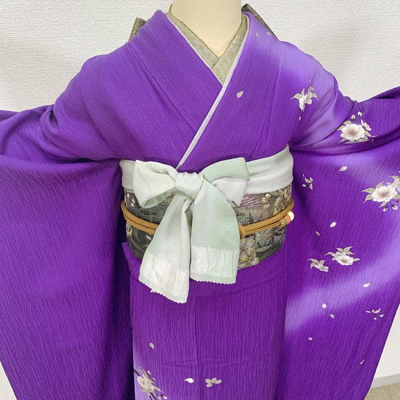 507z21☆きものやまと 山口小夜子 中振袖 身幅広 小柄☆美品 成人式結婚式