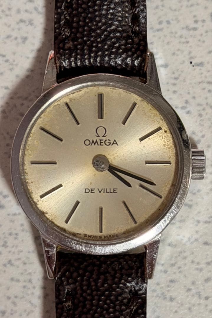 最終値下げ！！動作品　OMEGA DE VILLE 手巻き時計