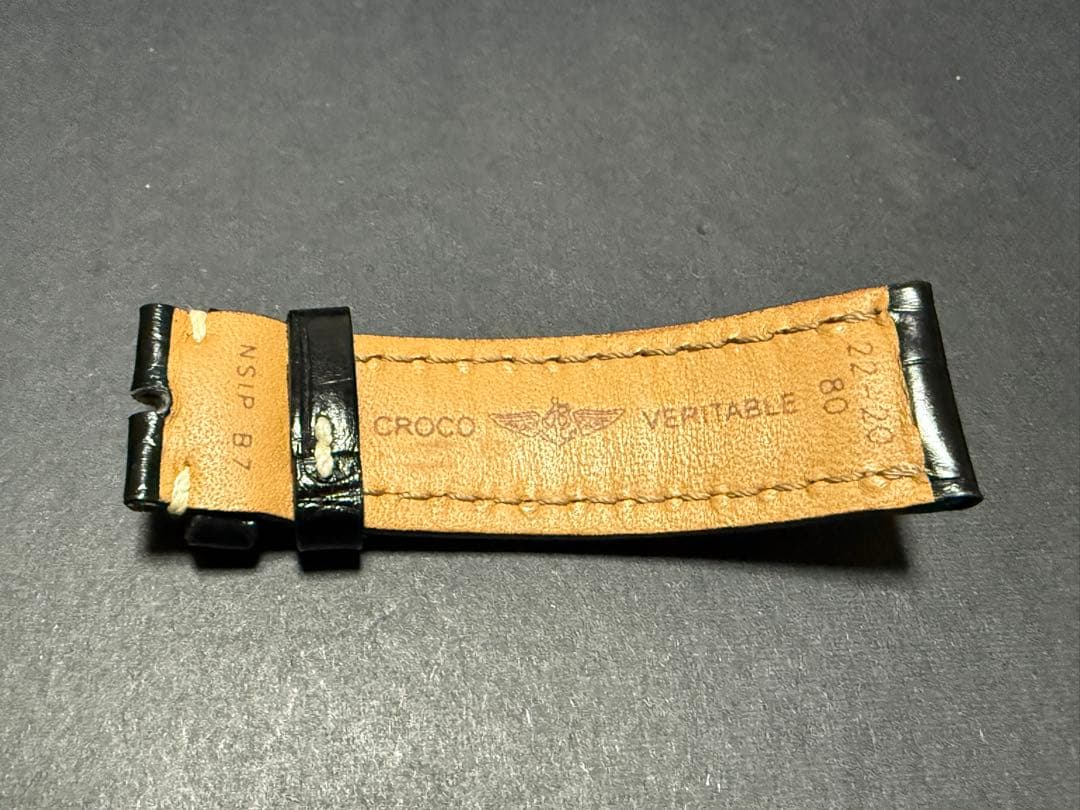 ブライトリング　クロコレザーベルト　BREITLING BELT
