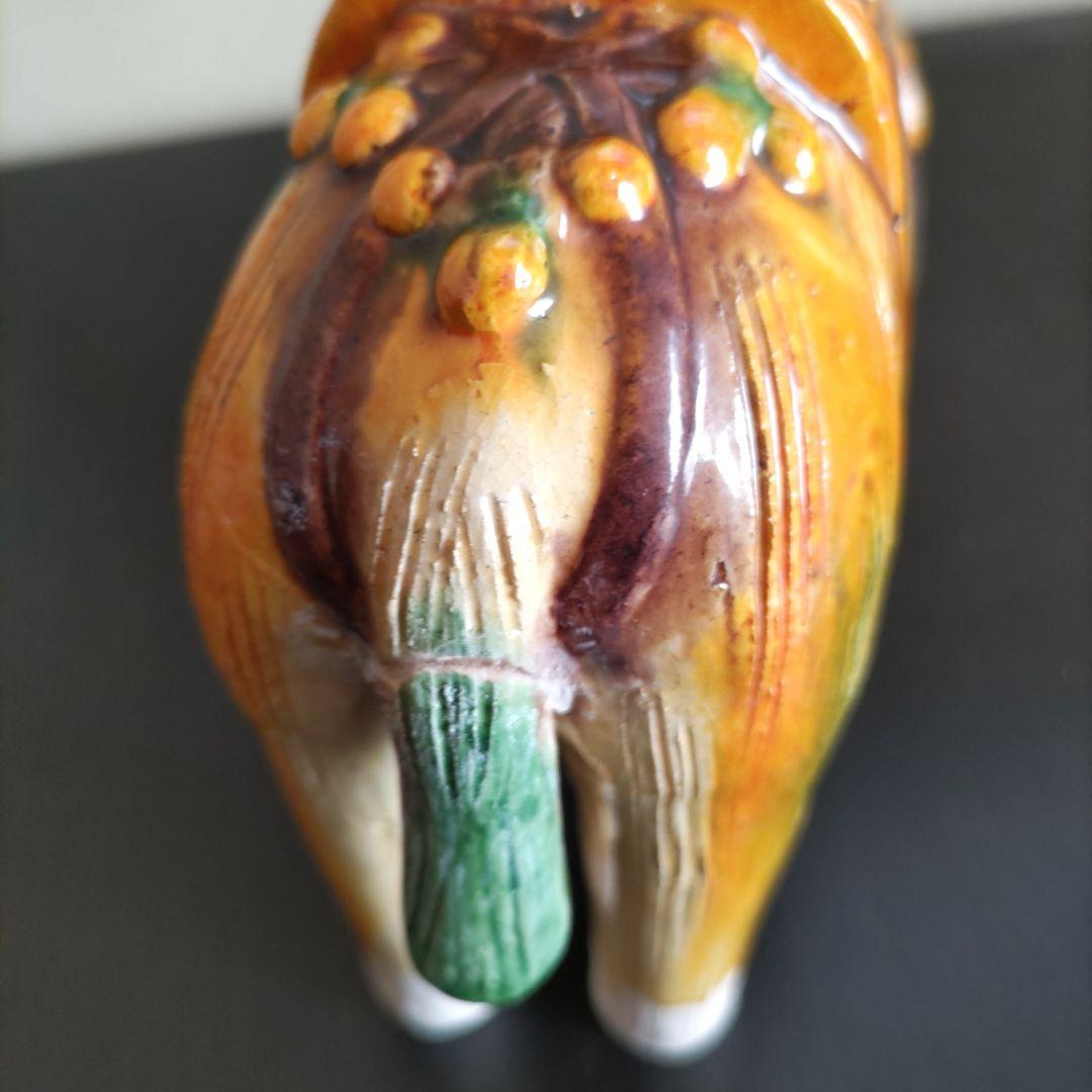 LEMON 人間国宝、楠部彌弌氏の三彩馬置物