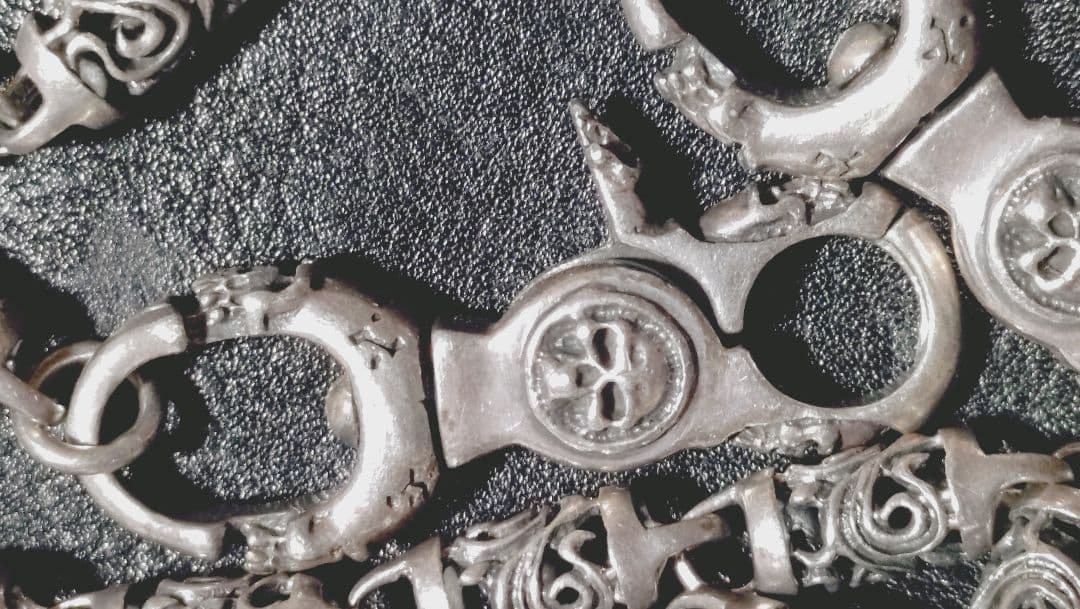 近々取り消します　 シルバー925 シリンダーウォレットチェーン 期間限定価格