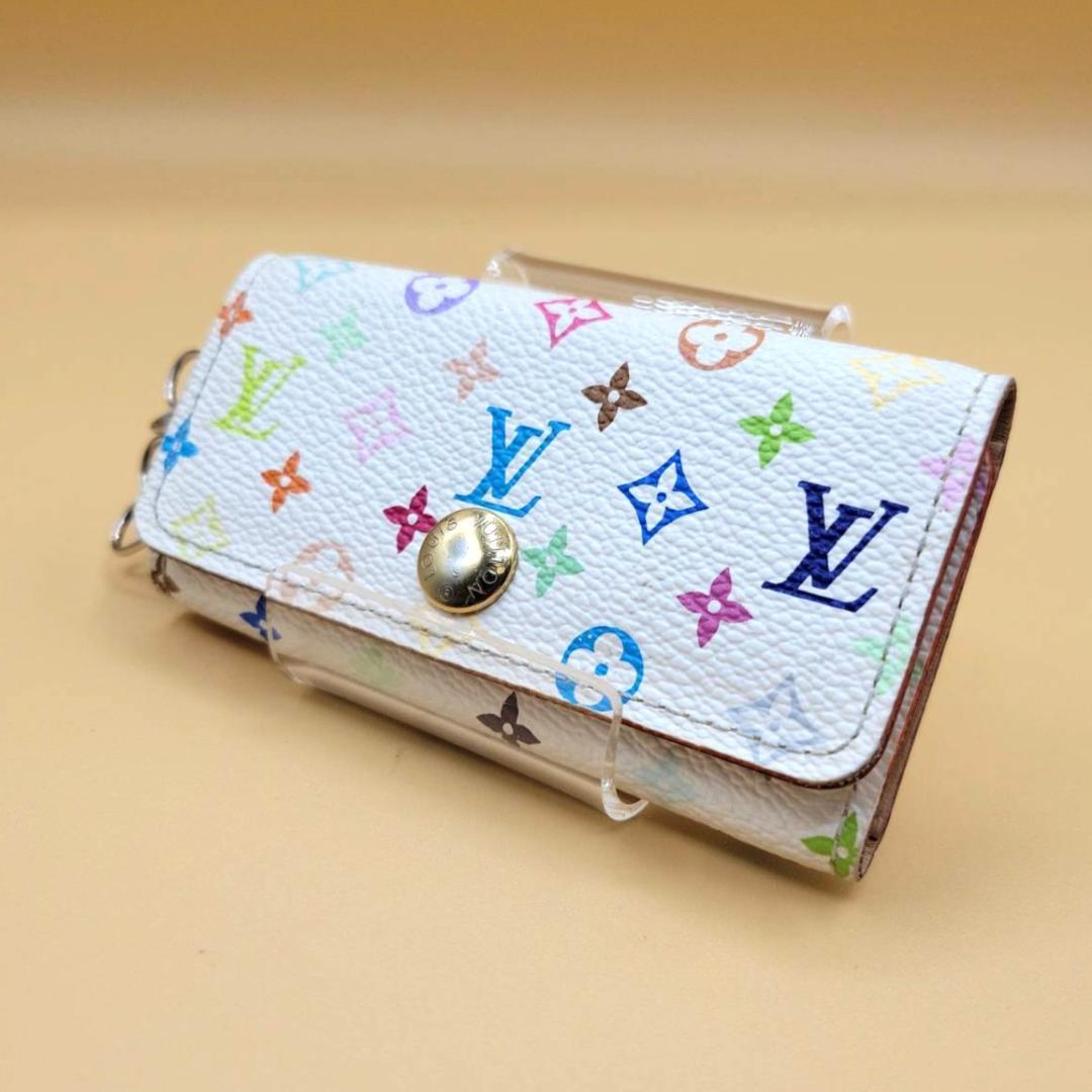 【美品】ルイヴィトン ミュレティクレ 4連 キーケース マルチカラー ②