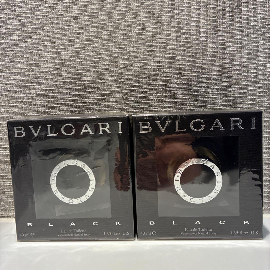 【未開封2個セット】BVLGARI ブルガリ ブラック　オードトワレ 廃盤