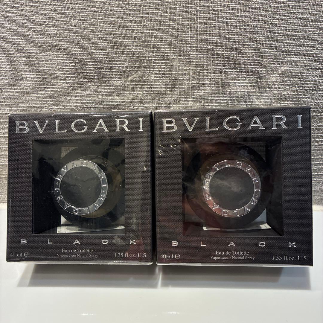 【未開封2個セット】BVLGARI ブルガリ ブラック　オードトワレ 廃盤