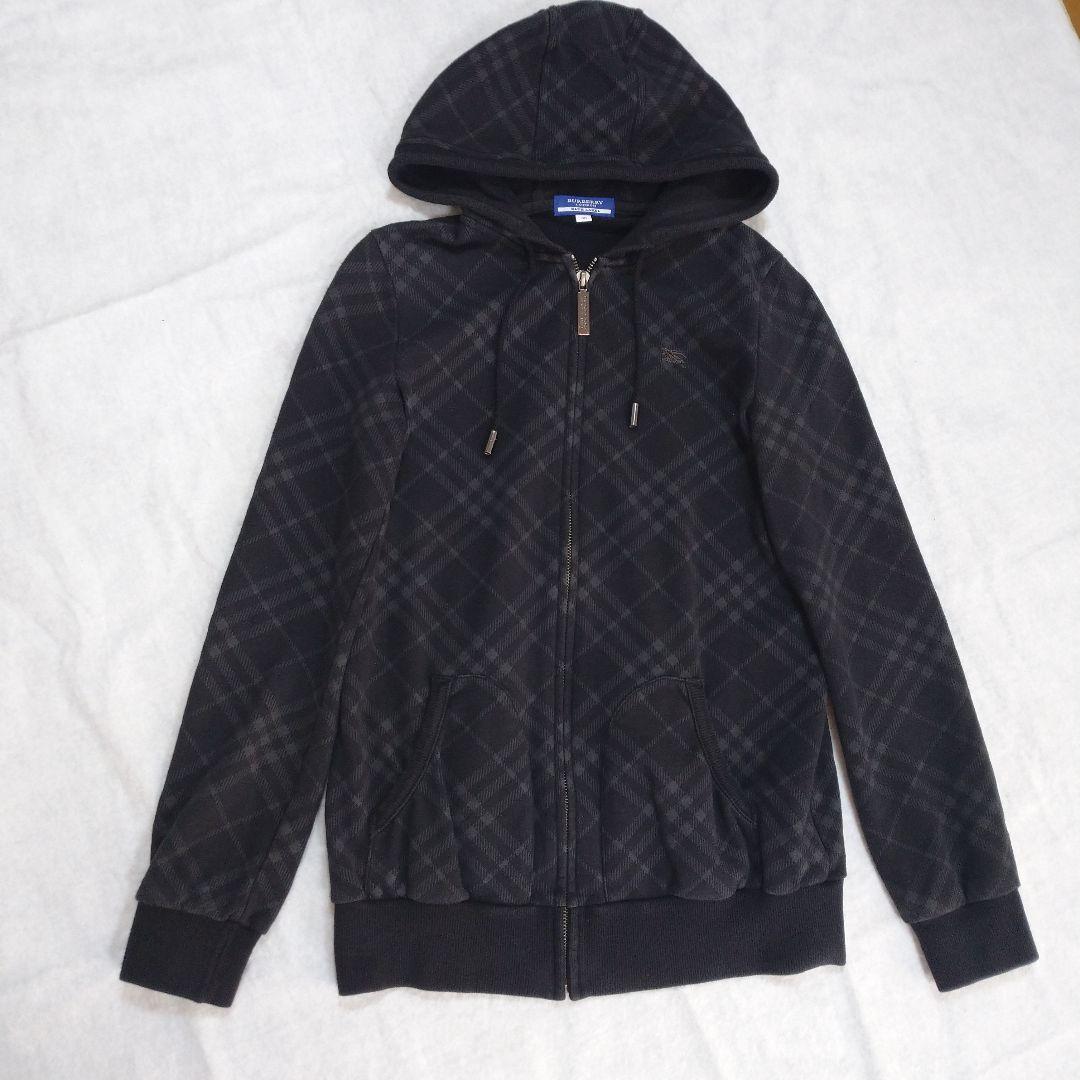 いのぺい　バーバリーブルーレーベル ジップパーカー 38 M