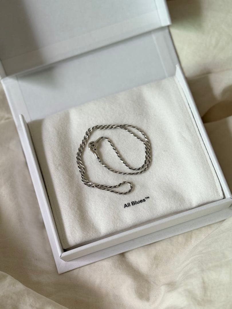 アクセサリー All Blues ROPE NECKLACE THICK 42cm