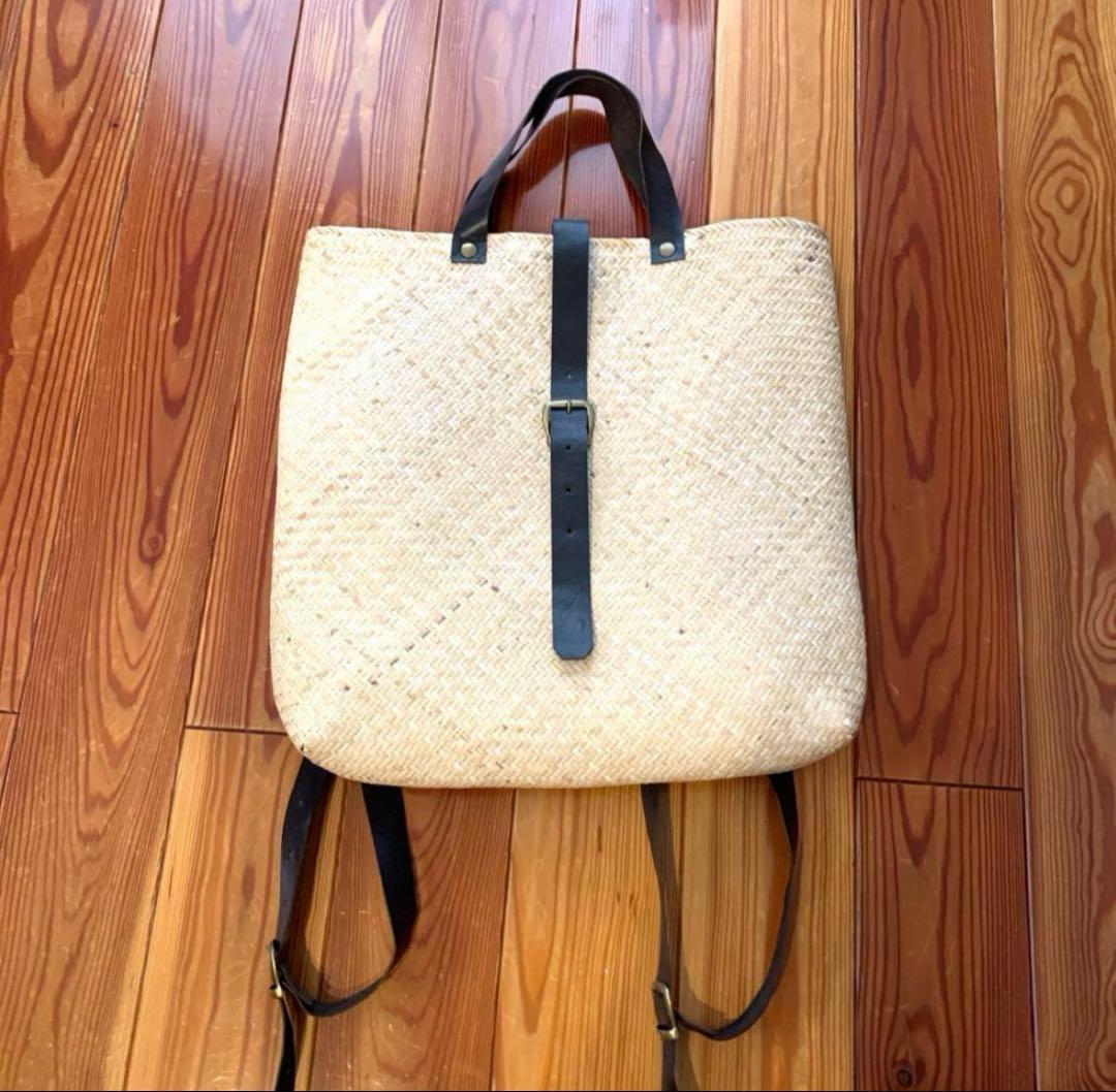 ラタン　バスケットバックパック　かごリュック　SUBLiME