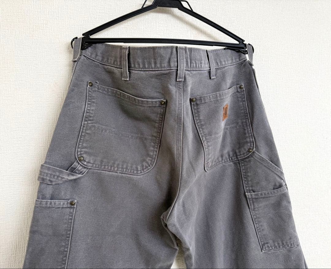 超スペシャル 34X30 W34 カーハート ダブルニー パンツ グレー