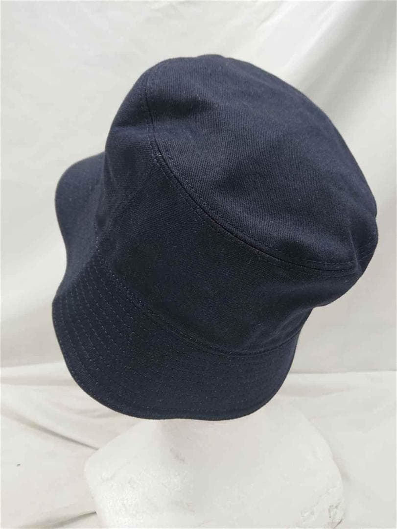 ♡フェンディ FENDI バケットハット コットン ネイビー系 メンズ