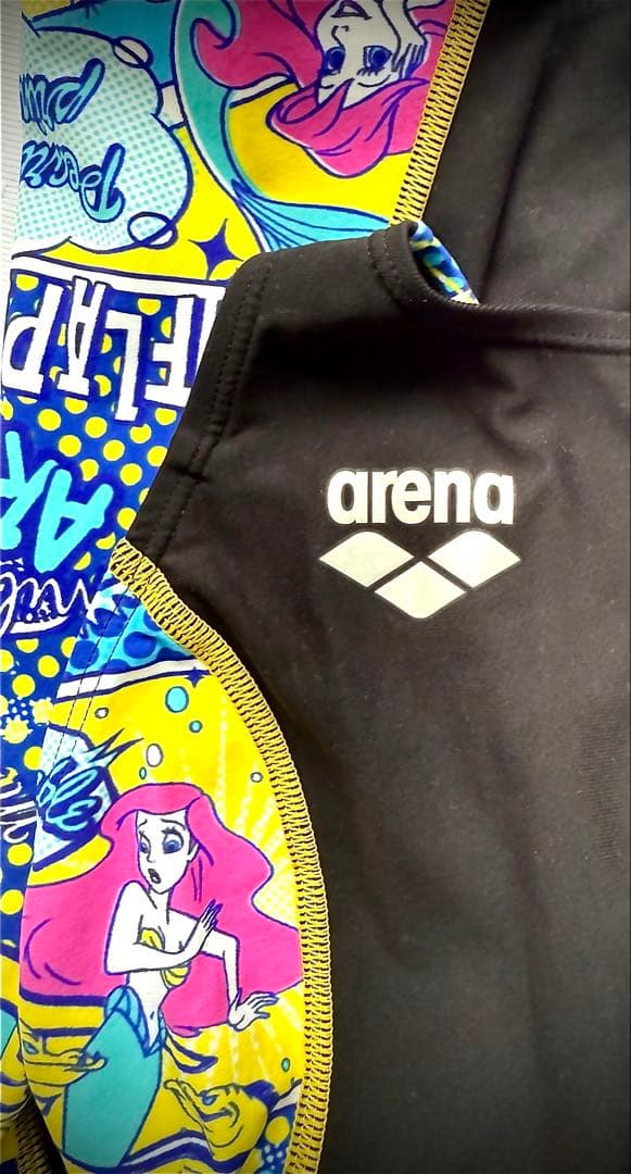 m*i様 ⭐️新品未使用アリーナ×ディズニー・アリエル・競泳練習水着タフスーツ・