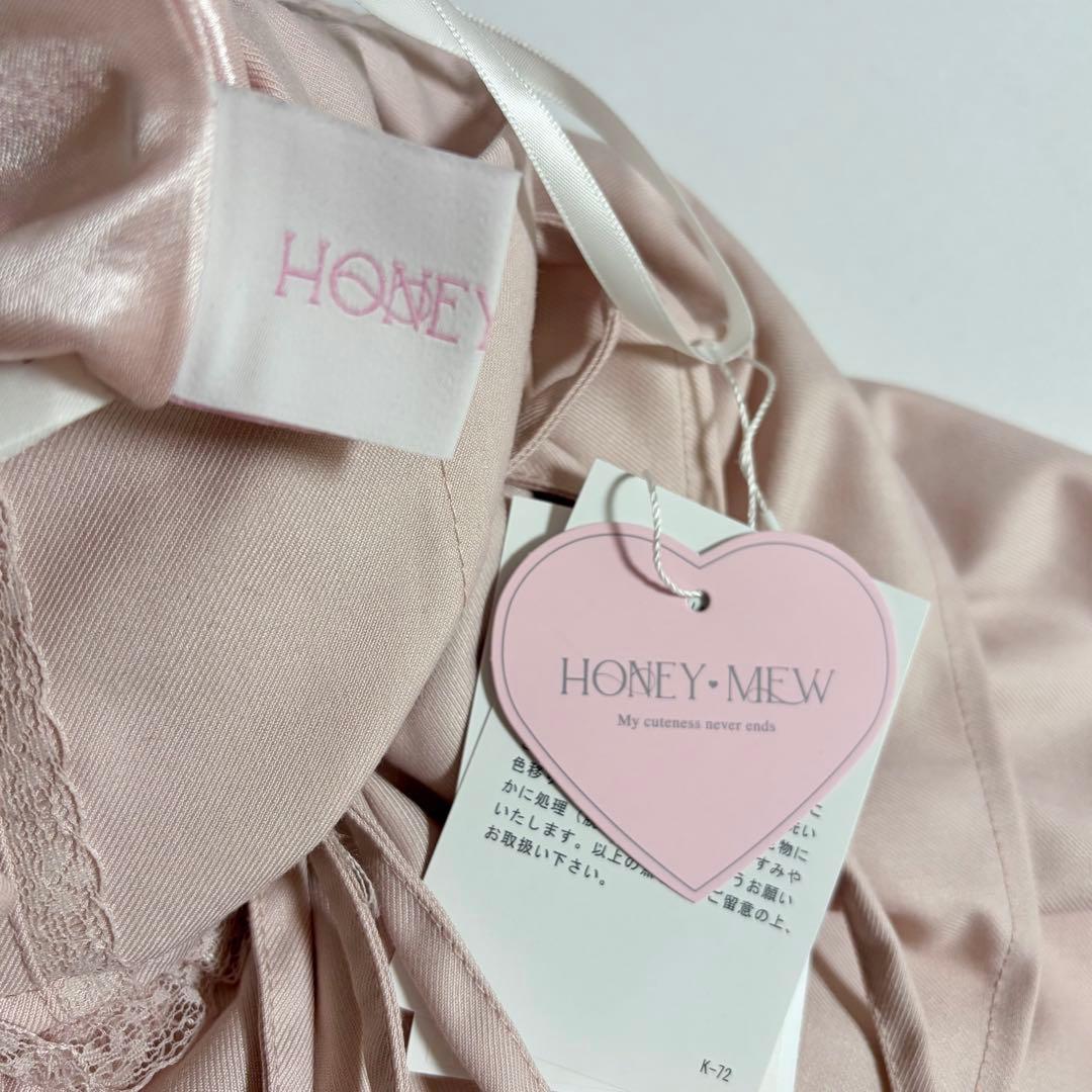 ハニーミュウ ティアードフリルスカート ピンク XS タグ付き