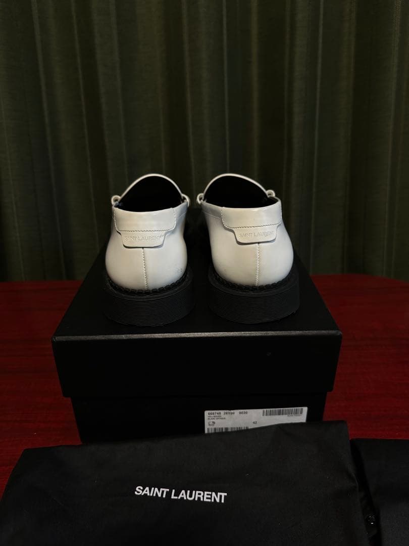 サンローランパリ 21AWテディペニーローファー　レザーシューズ