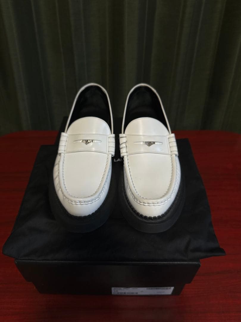 サンローランパリ 21AWテディペニーローファー　レザーシューズ