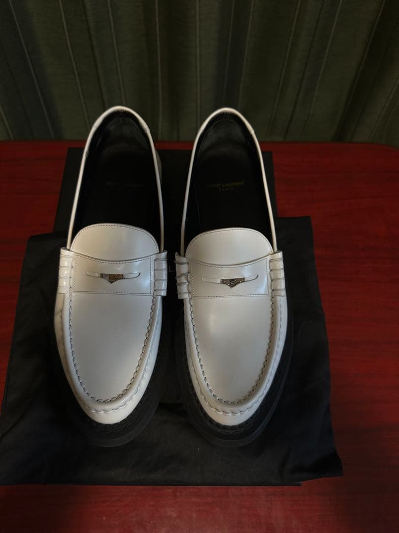 サンローランパリ 21AWテディペニーローファー　レザーシューズ