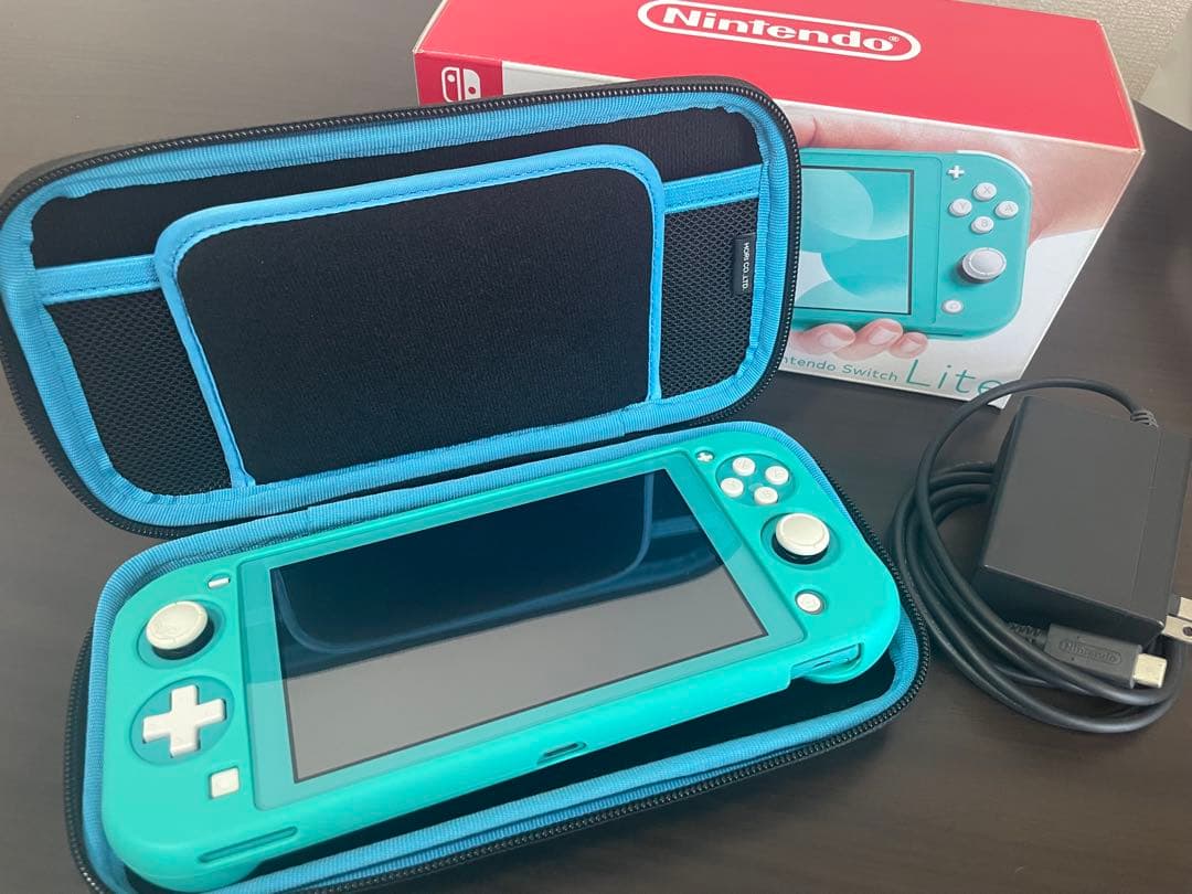 Nintendo Switch Lite本体・カバー・ケース・充電器・箱セット