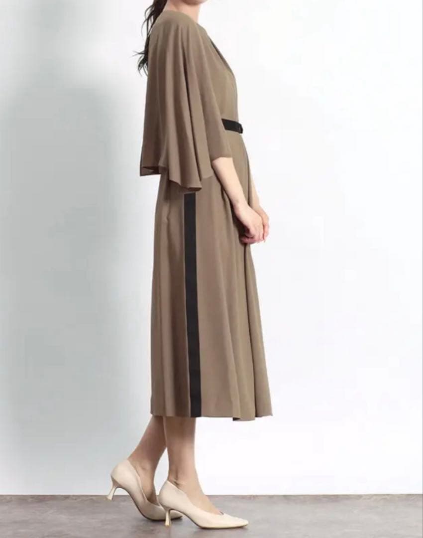 【新品】FENNEL　サイドテープケープワンピース