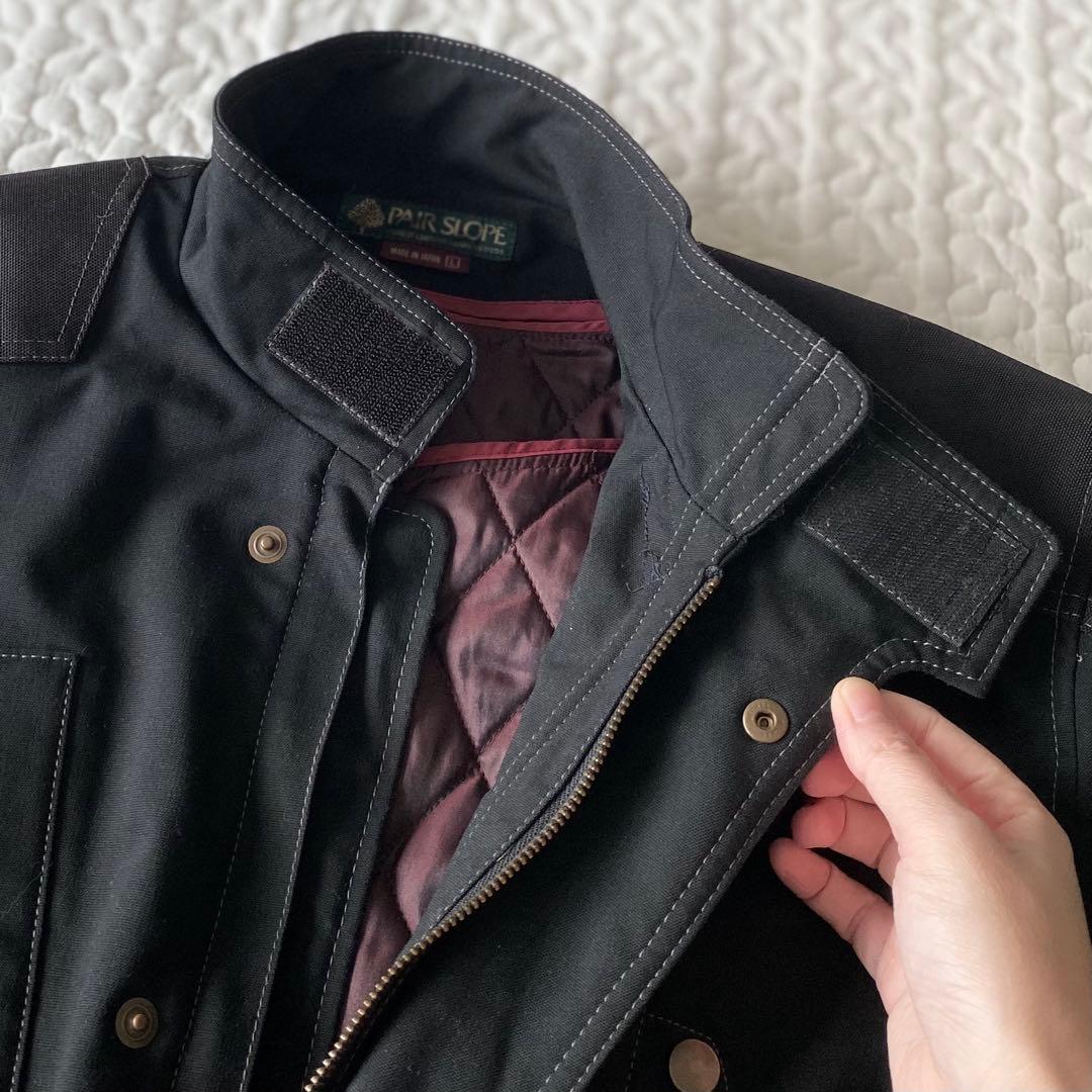 PAIR SLOPE バイクジャケット　フィールドコート　黒　L