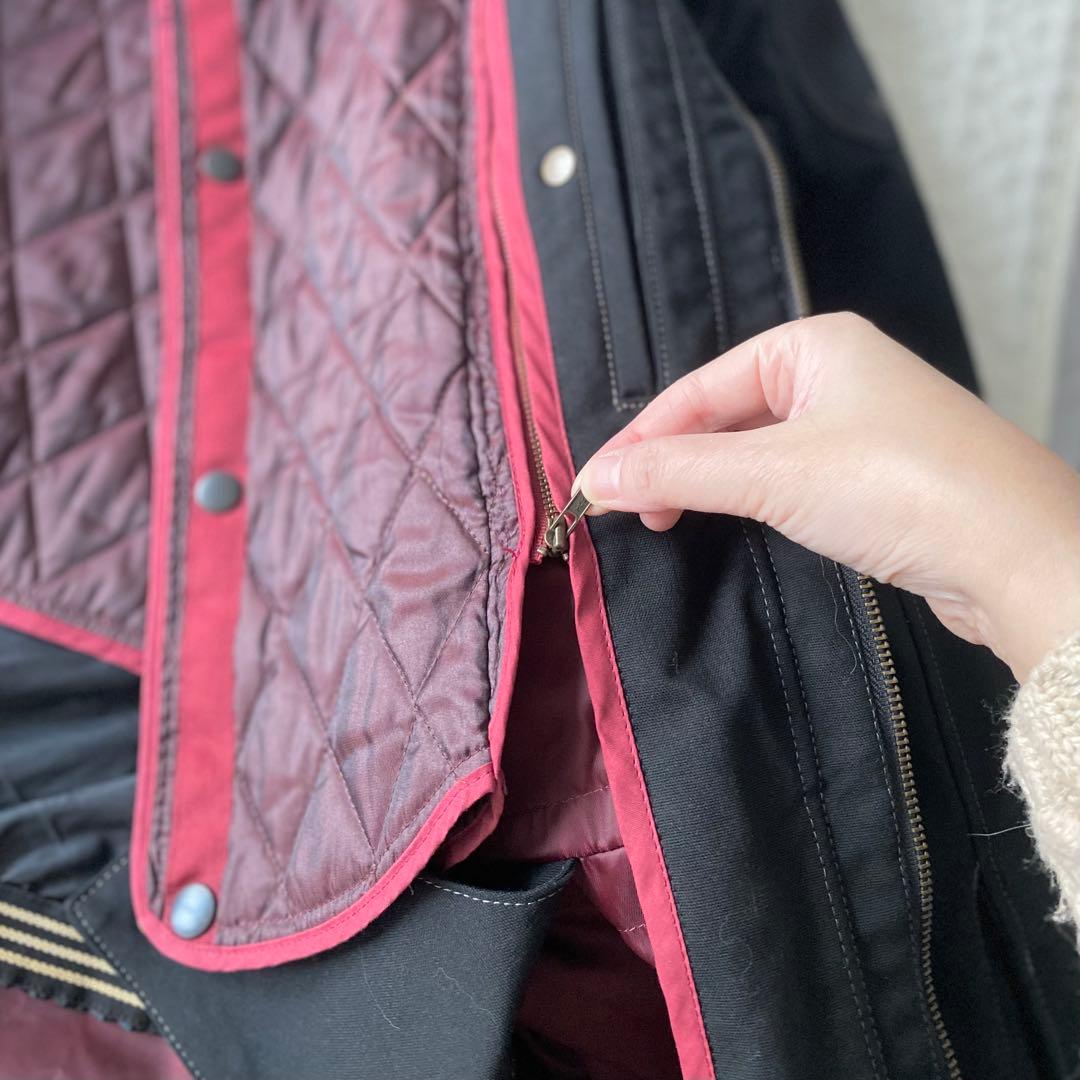 PAIR SLOPE バイクジャケット　フィールドコート　黒　L