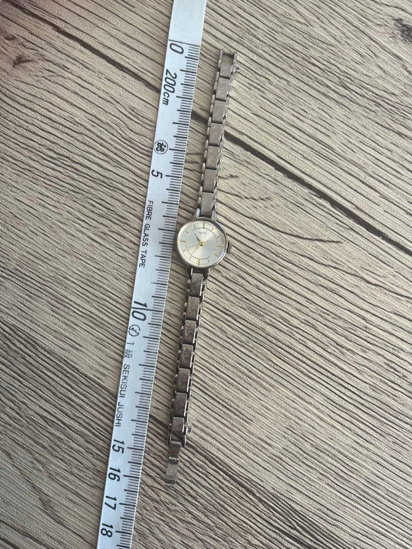 値下げ‼️【美品】agete ラウンドフェイスウォッチ ゴールド