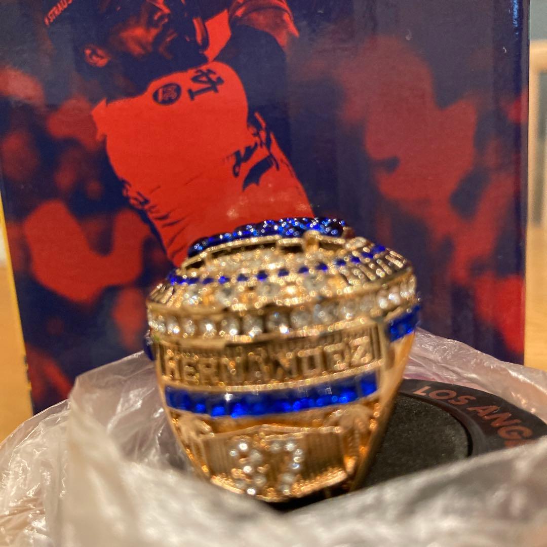 非売品　テオスカー・ヘルナンデス　レプリカリング　ボブルヘッド　ドジャース