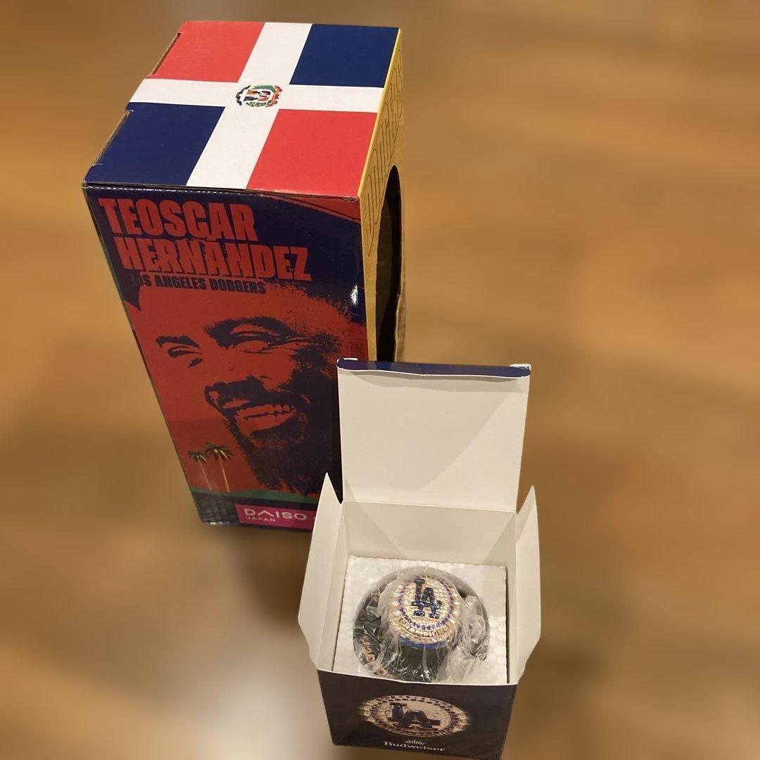 非売品　テオスカー・ヘルナンデス　レプリカリング　ボブルヘッド　ドジャース