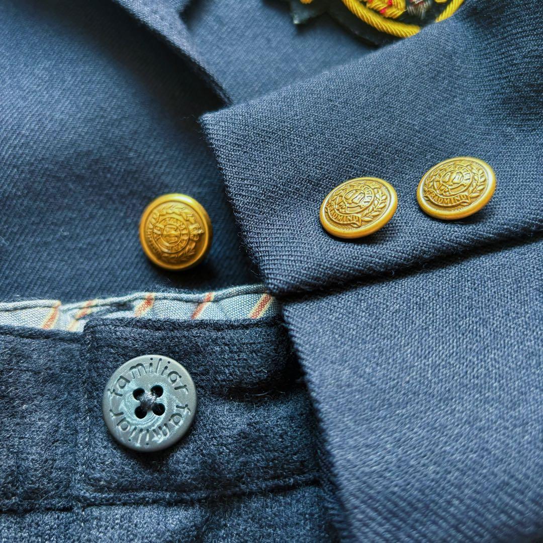 美品 フォ－マルセット ファミリア 日本製 ス－ツ コムサイズ ネクタイ 120