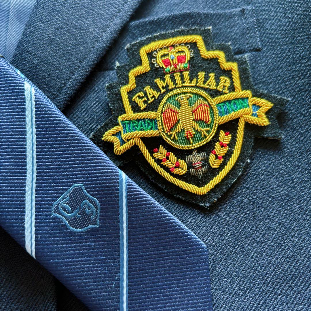 美品 フォ－マルセット ファミリア 日本製 ス－ツ コムサイズ ネクタイ 120