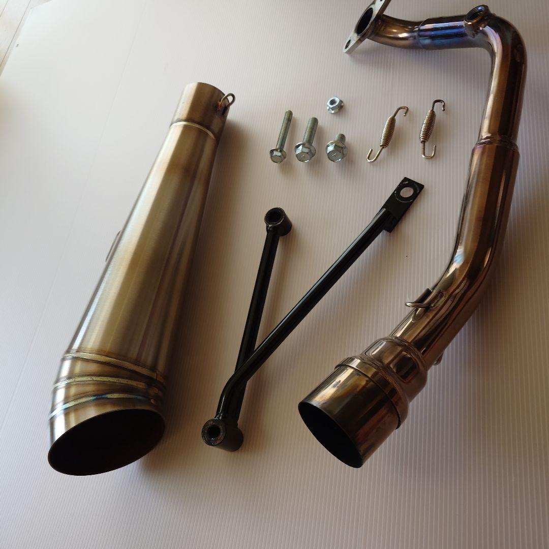 HMS スズキ アドレス110 CE47AメガホンSUSマフラー【中古】