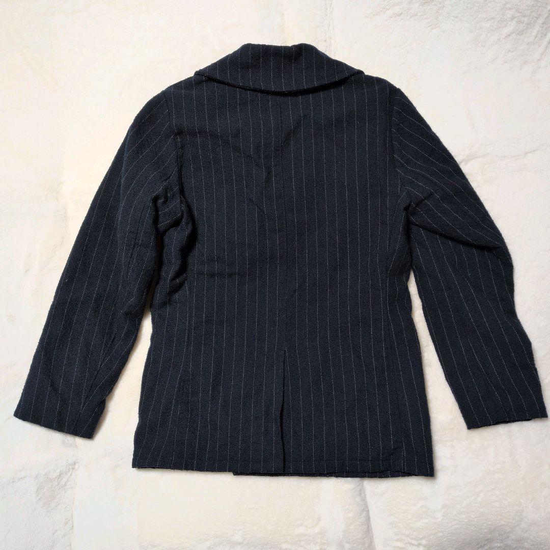 ショット × タケオキクチ ピーコート 740N マルチストライプ