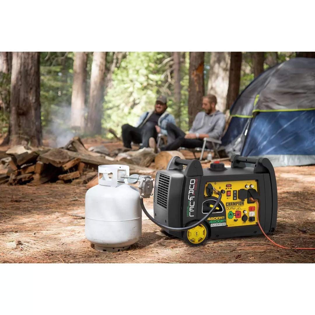 災害時にチャンピオン 発電機 3100W 50/60Hz ガソリン/LPガス対応