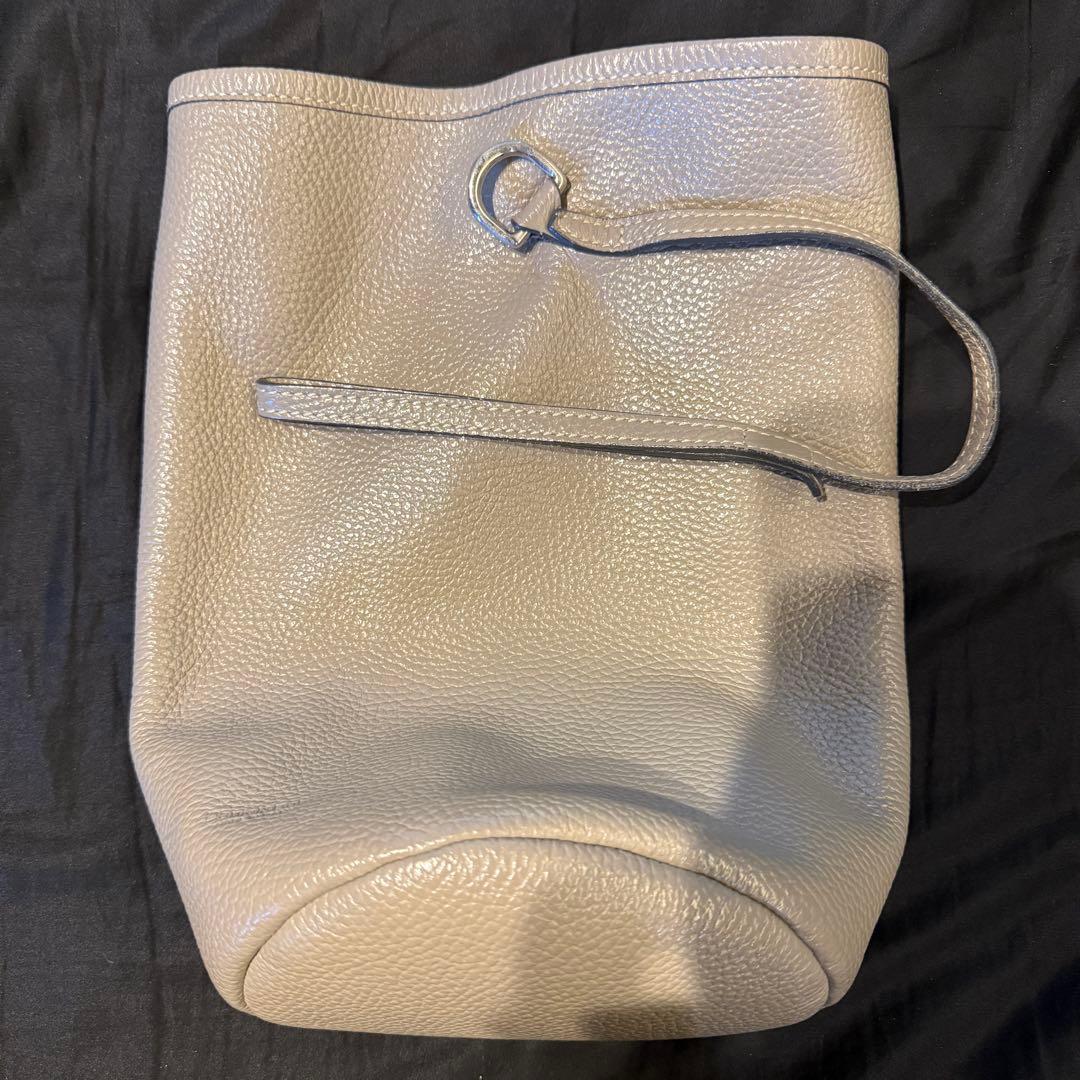 Daniel&Bob BEAMS F 別注 ソリッド レザーポーチ トープ