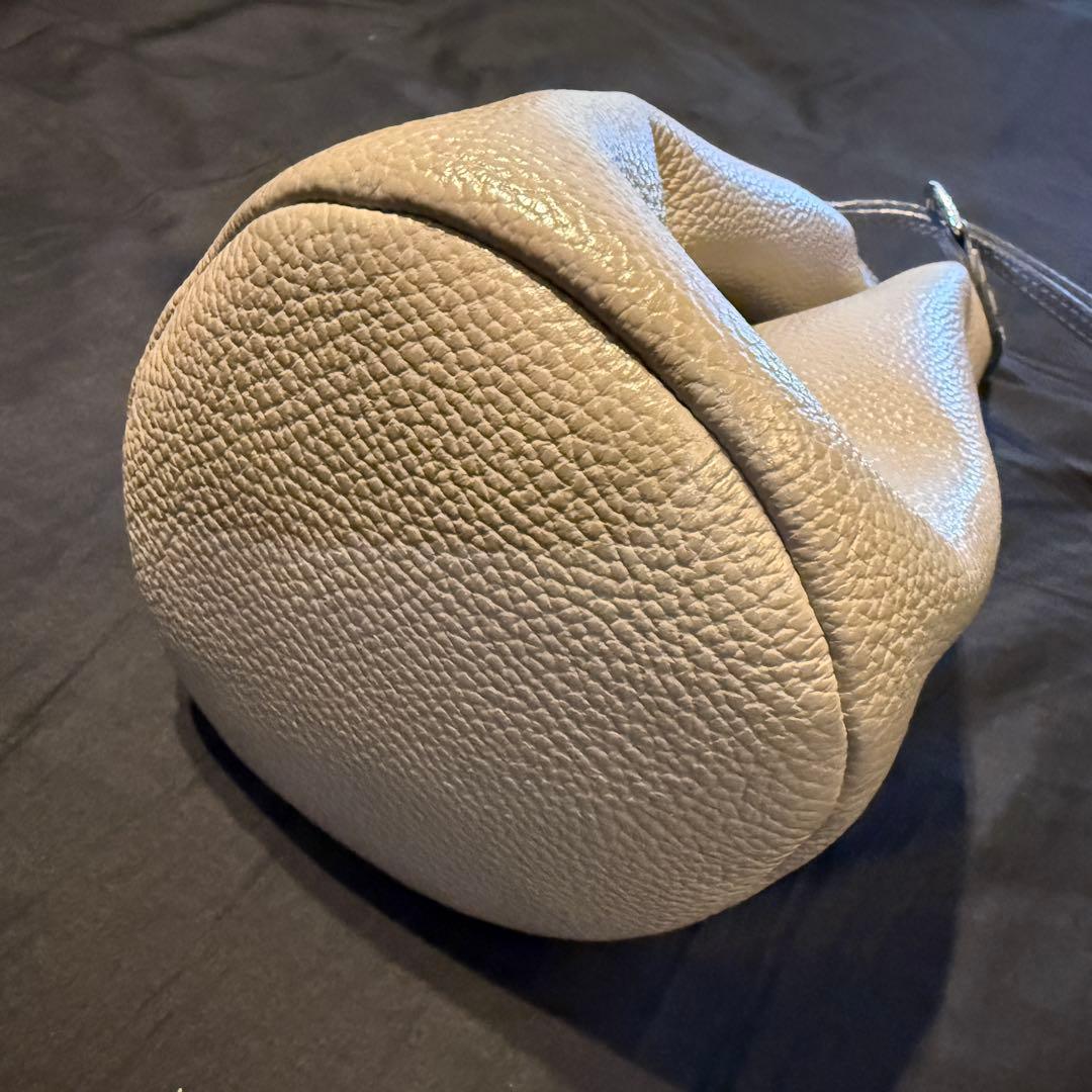 Daniel&Bob BEAMS F 別注 ソリッド レザーポーチ トープ