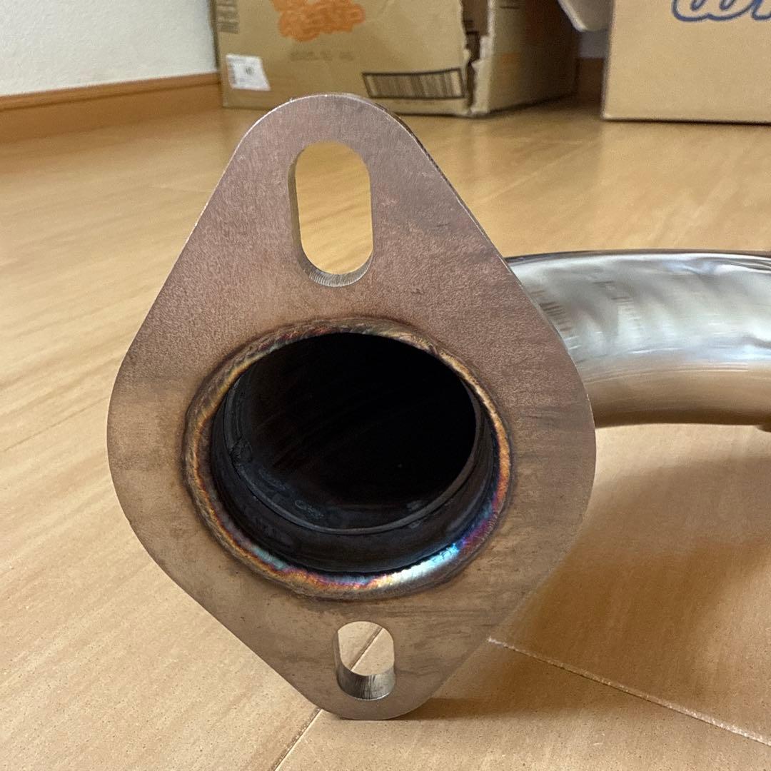 ステンレス製マフラー パイプとテール