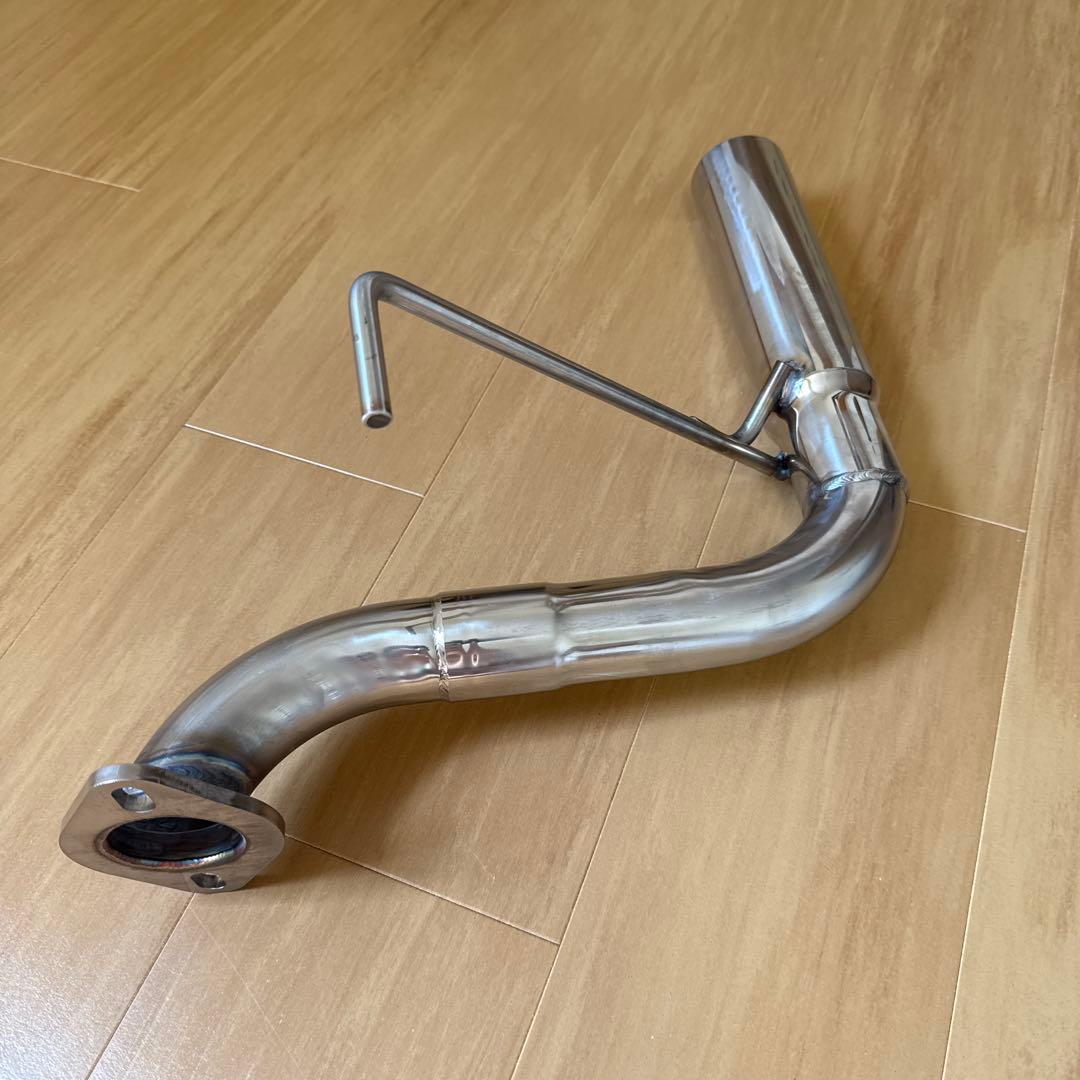 ステンレス製マフラー パイプとテール