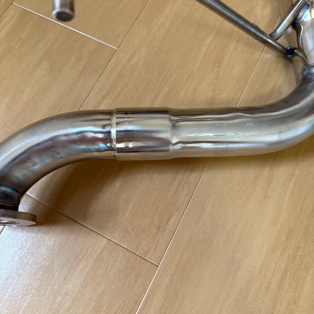 ステンレス製マフラー パイプとテール