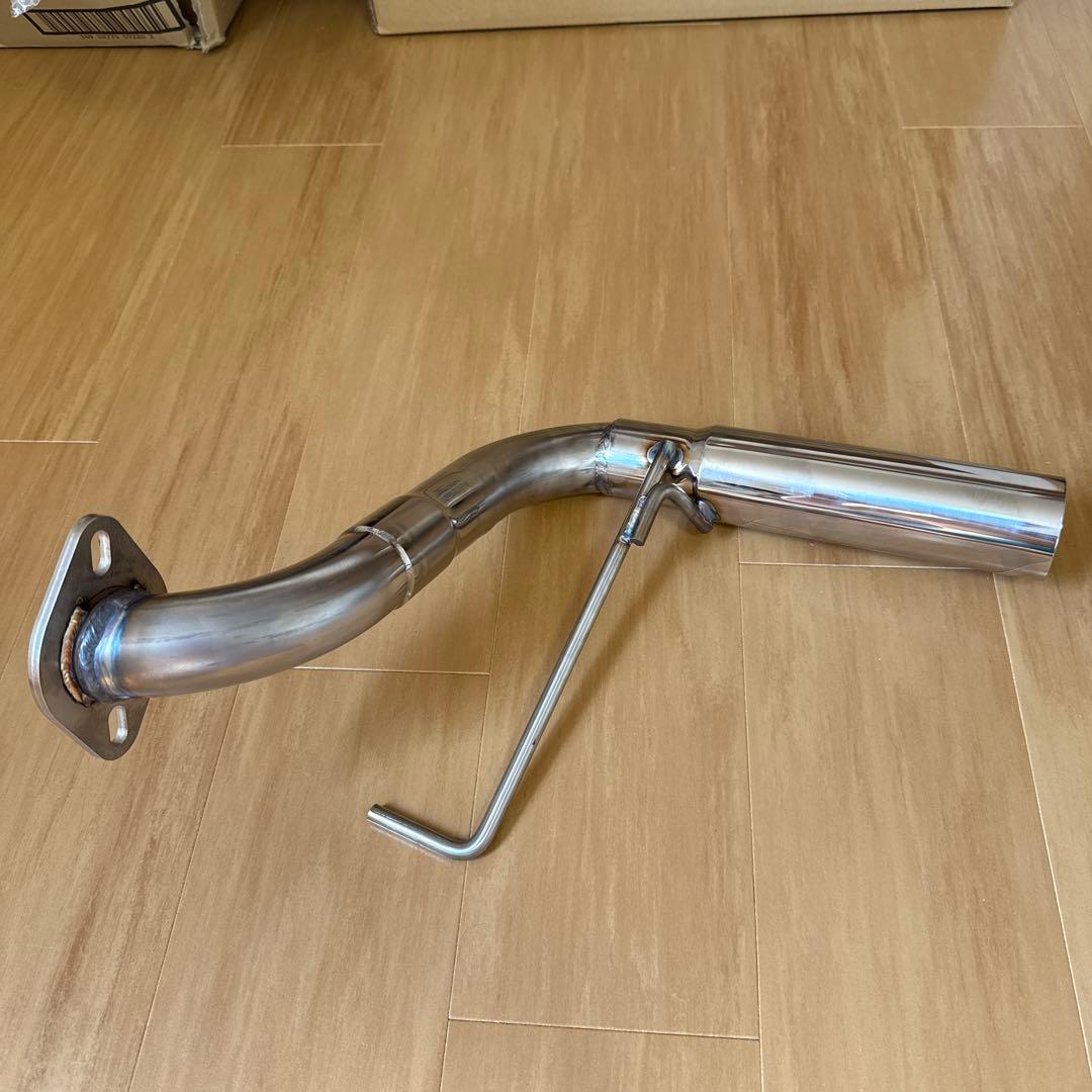 ステンレス製マフラー パイプとテール