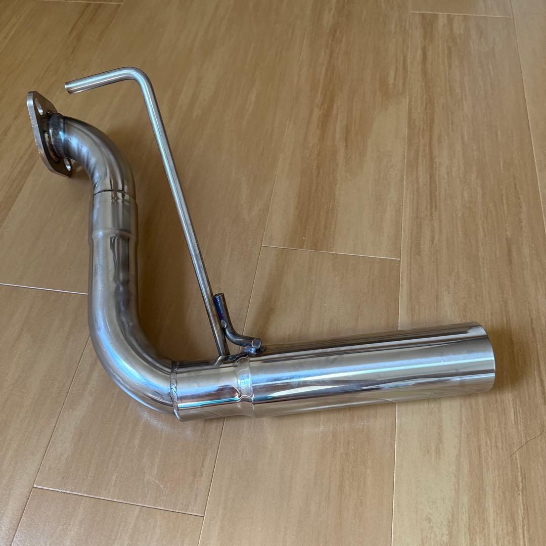 ステンレス製マフラー パイプとテール