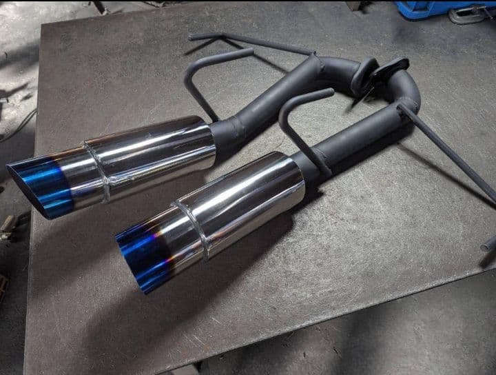 BRGレガシィ/レガシー！オリジナルストレートマフラー！砲弾チタンカラー