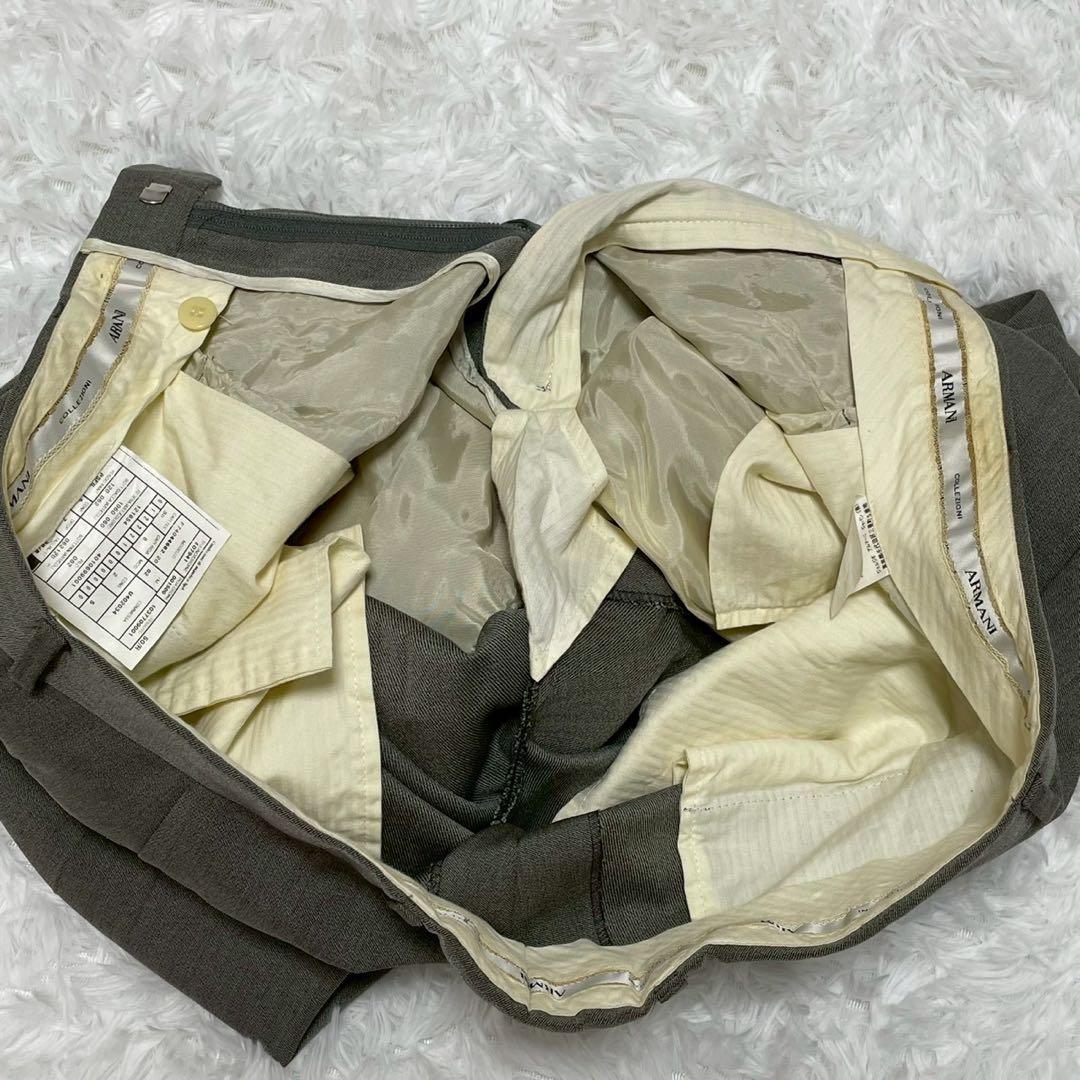 ARMANI COLLEZIONI グレー スーツ XL ヴィンテージ 3ボタン