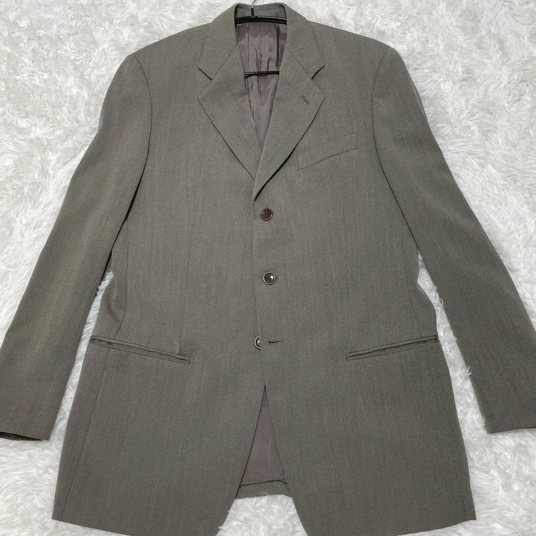 ARMANI COLLEZIONI グレー スーツ XL ヴィンテージ 3ボタン